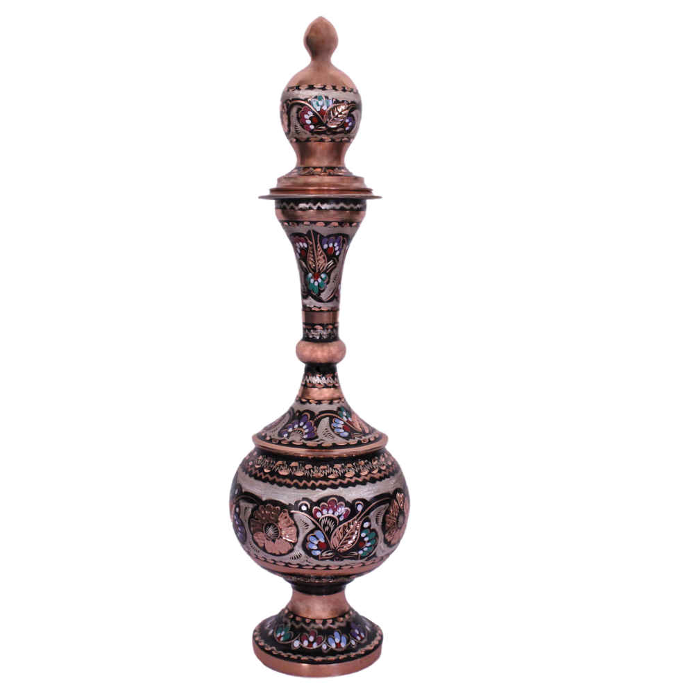 Main image of 装饰铜瓶 – 波斯珐琅（Minakari）Rima 款