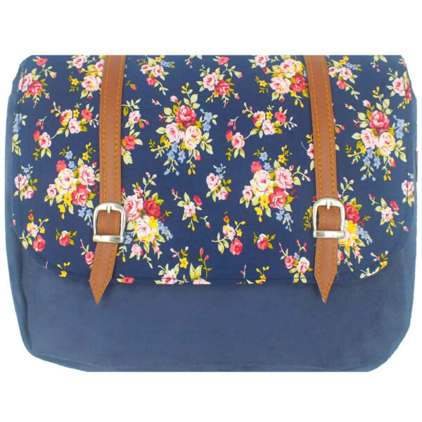 波西米亚风斜挎单肩包，花卉图案