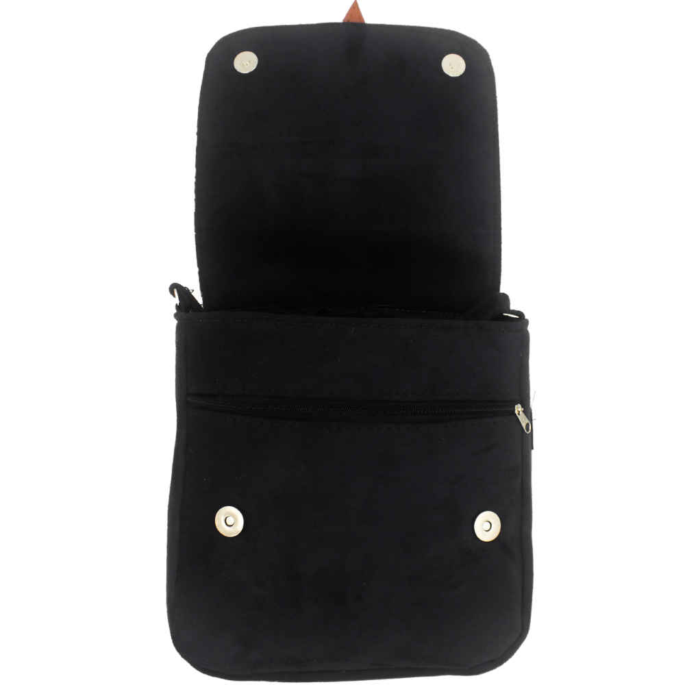 波西米亚风斜挎单肩包,花卉图案 – Garden 款