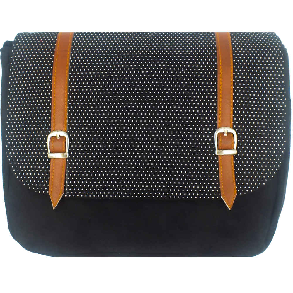 Main image of 波西米亚风斜挎单肩包，斑点设计