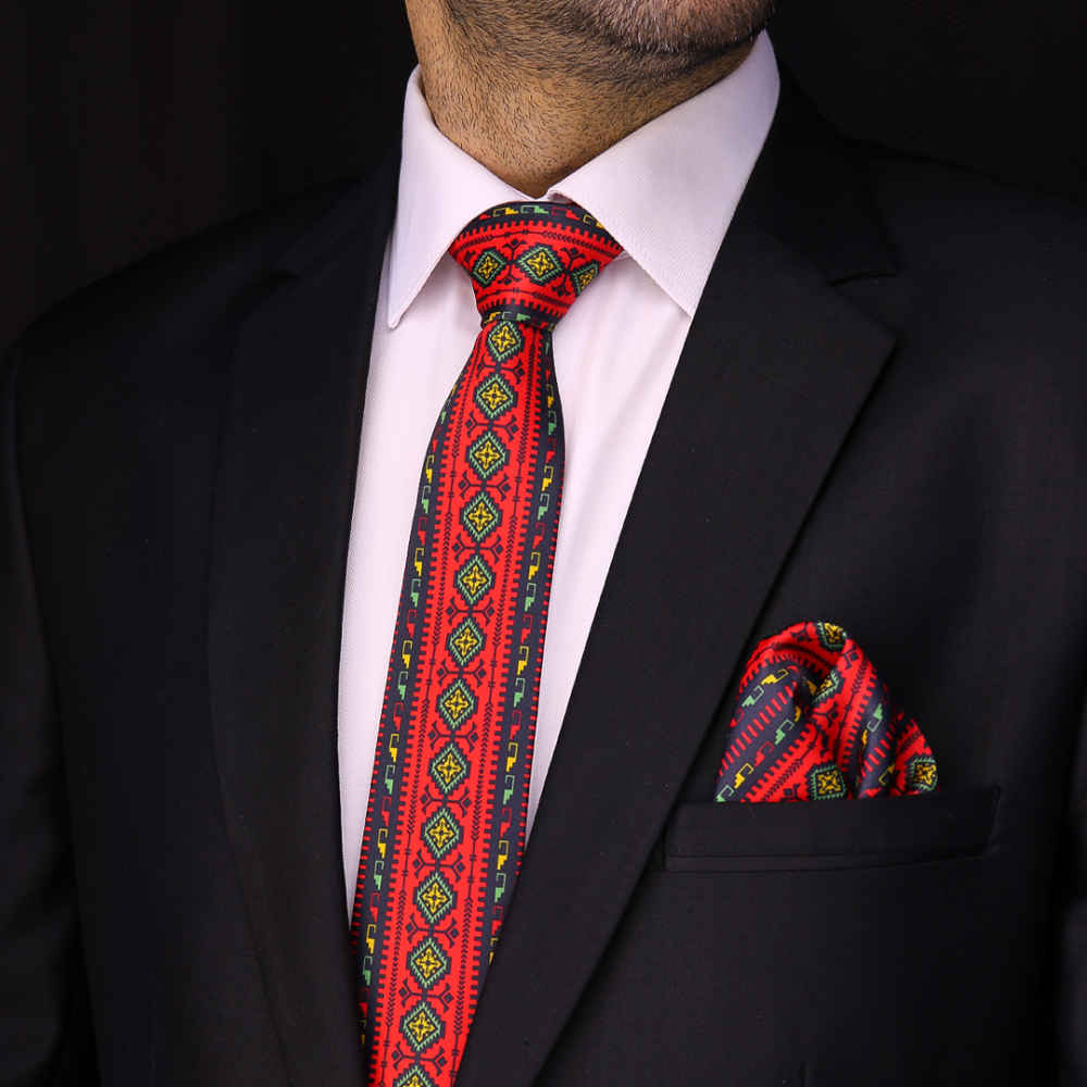 男士领带 – 波斯风格艺术优雅万花筒 Peyman 款