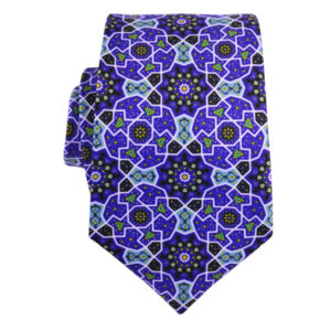 男士领带 – 波斯风格艺术优雅万花筒 Tile 款