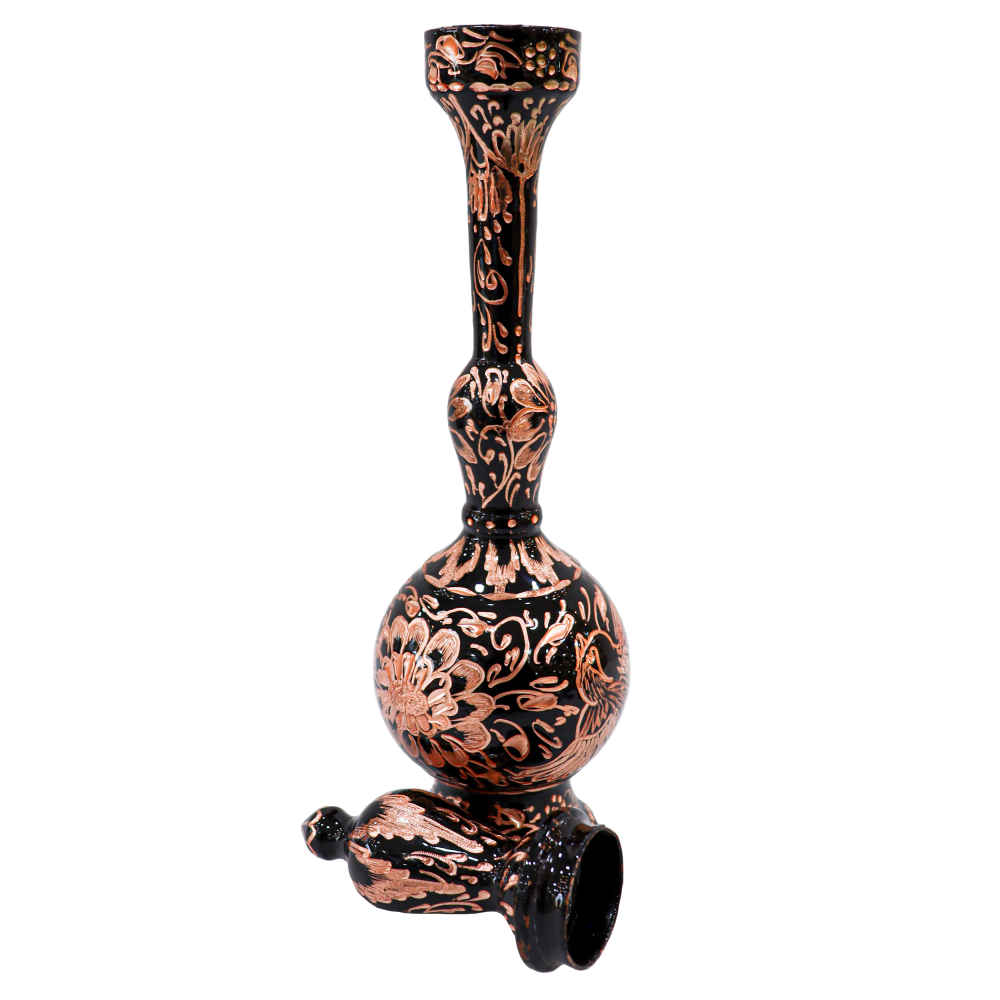 装饰铜瓶 – 手工波斯雕刻 Esalat（2件装）