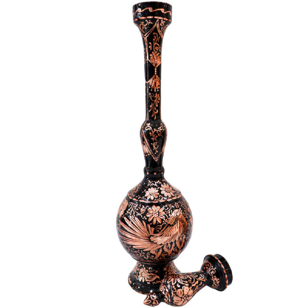 装饰铜瓶 – 手工波斯雕刻 Shokoh(2件装)