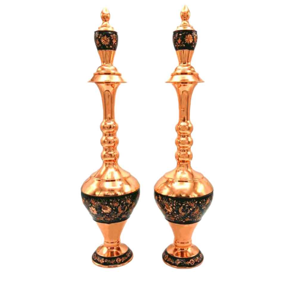 Main image of 装饰铜瓶 – 手工波斯雕刻 Tong（2件装）