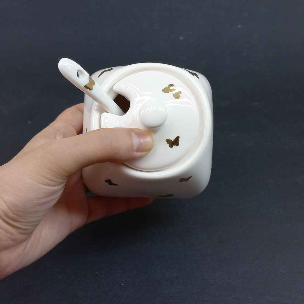 陶瓷收纳罐 – 时尚收纳咖啡、茶及更多，蝴蝶款