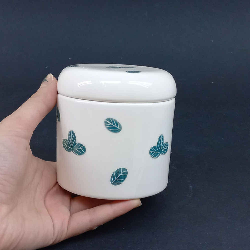 陶瓷罐套装 – 厨房收纳与整理理想选择，Fittonia（3 件套）