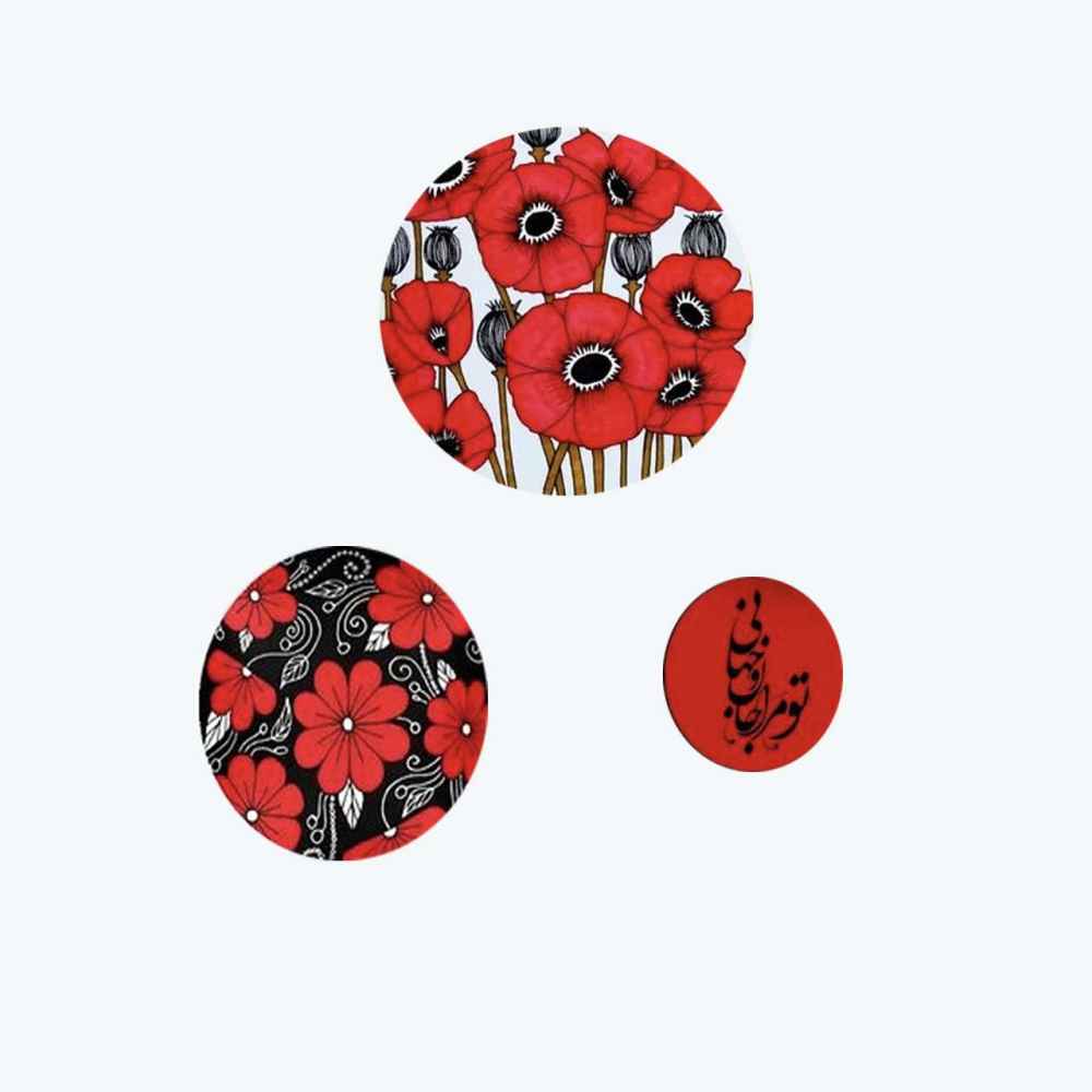 Main image of 三件套 手绘装饰陶瓷盘 世界（Jahan）