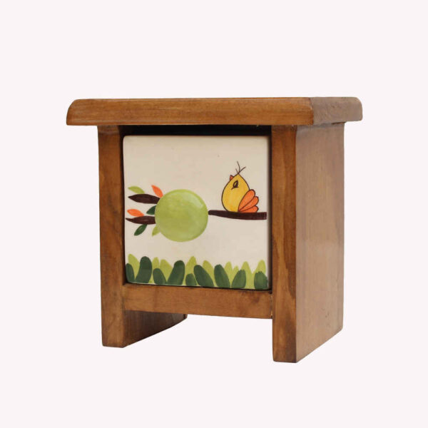 手工制作陶瓷一抽屉柜配木盒