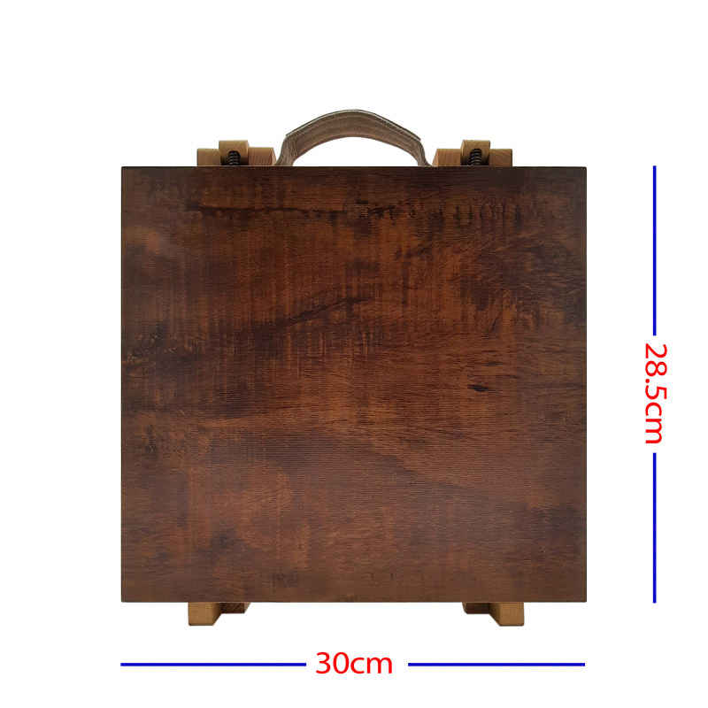 带抽屉的木制120色彩色铅笔盒 — 艺术家帕萨加德系列