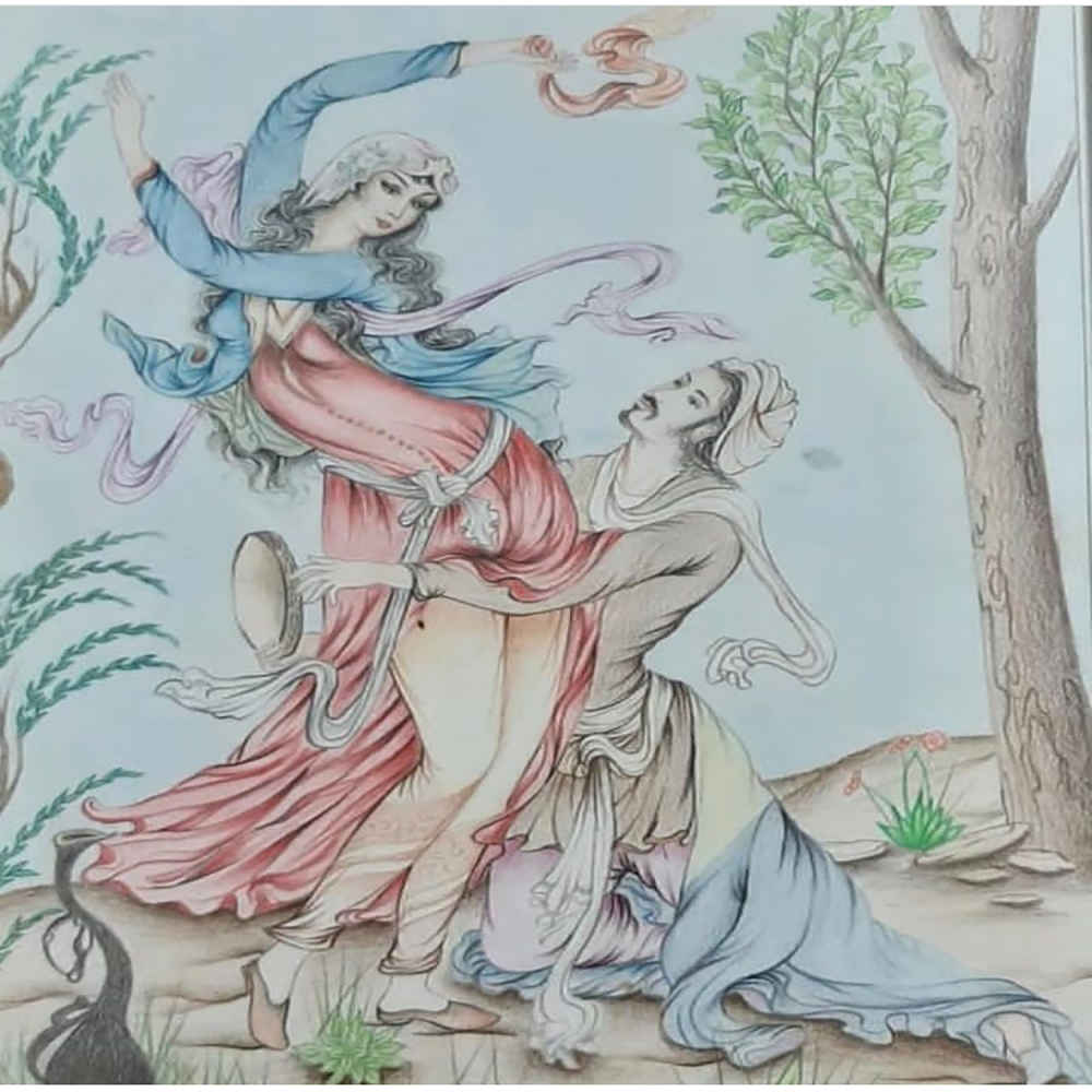 Main image of 原创波斯超写实画 —— 玛苏梅·法拉哈尼绘彩铅画