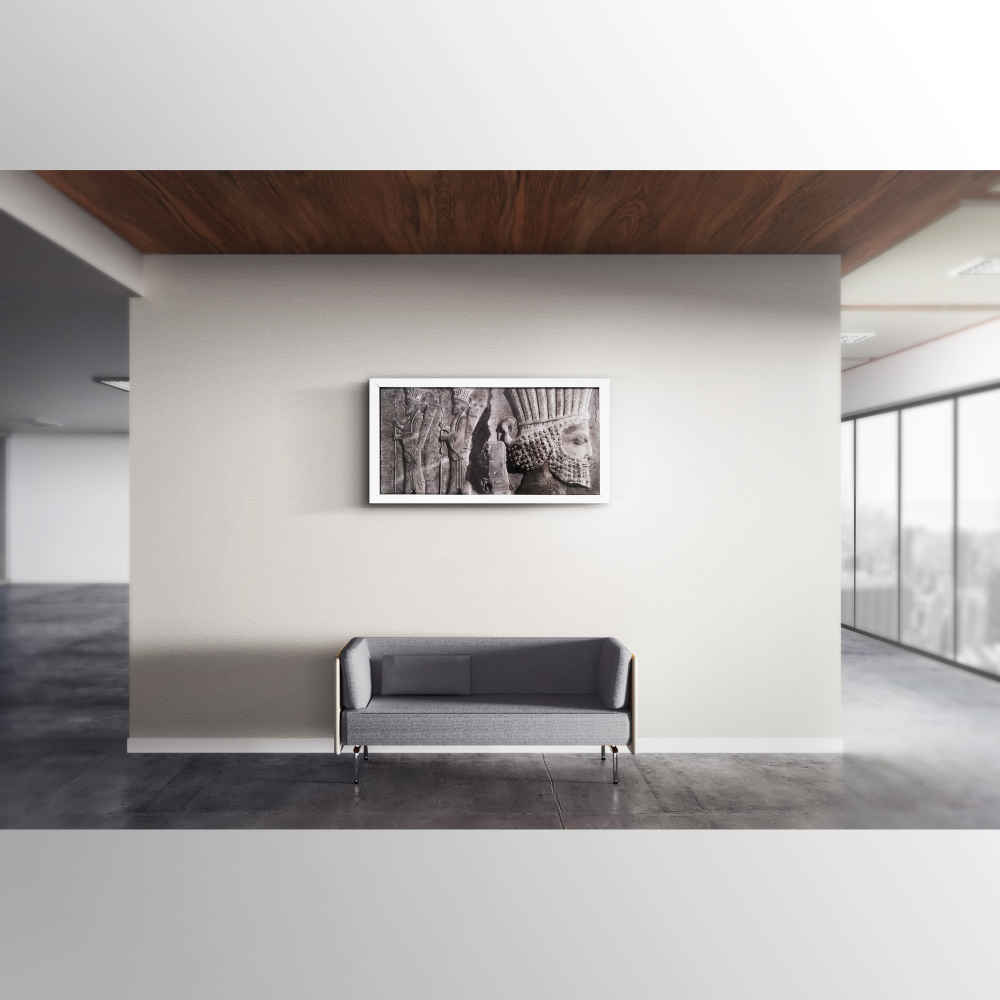 原创波斯黑笔画 —— 尼莉娅·梅赫尔巴赫什绘《波斯波利斯》