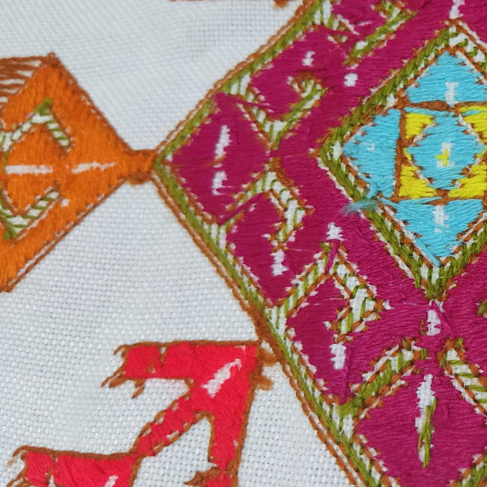 波斯刺绣挂毯——Ania 图案纺织艺术