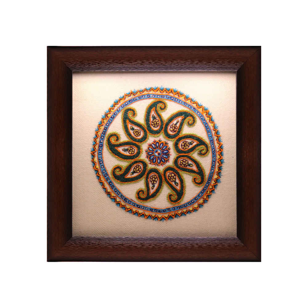 Main image of 波斯刺绣挂毯——花卉 Hasti 图案纺织艺术