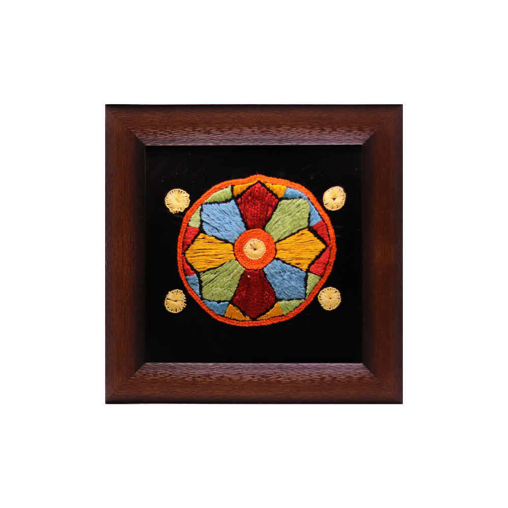 Main image of 波斯刺绣挂毯——花卉 Maryam 图案纺织艺术