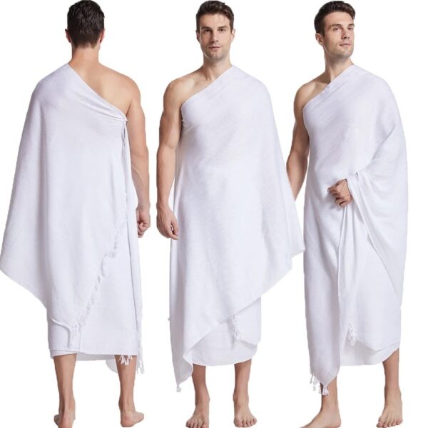 朝觐 Ihram 毛巾套装 – 上下套 Umrah