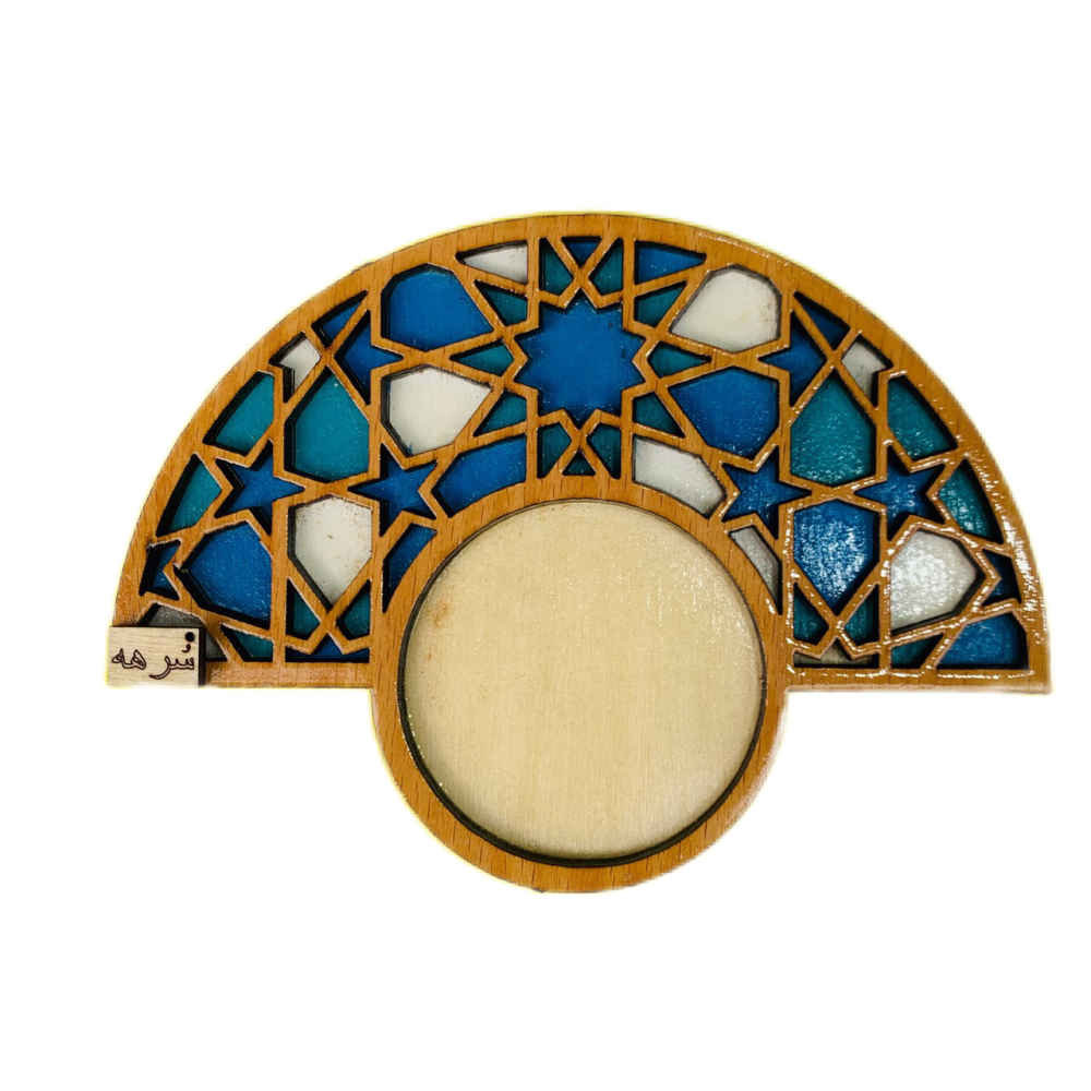 Main image of 木质几何杯垫 – 设计款 Kiana (2件装)