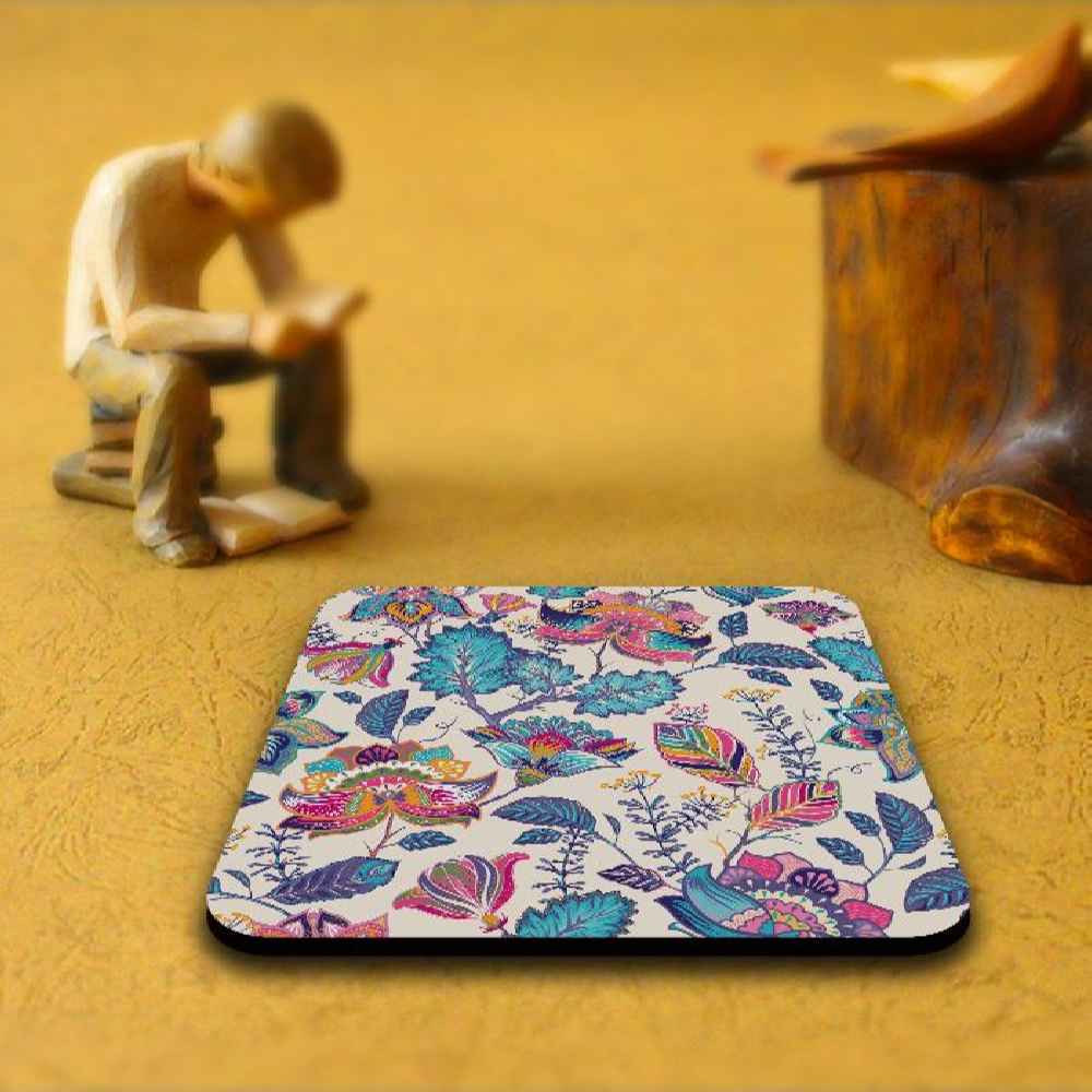 饮品杯垫套装带杯架 – 波斯灵感艺术设计 Kiana