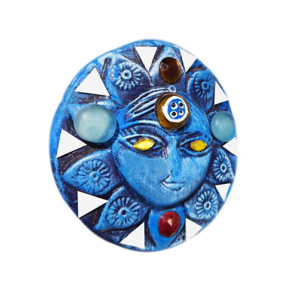 波斯陶瓷装饰墙饰护身符 – Khorshid 款