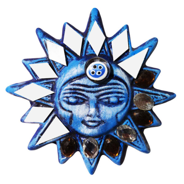 波斯陶瓷装饰墙饰护身符 – 星形款