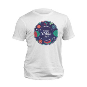 Yalda 快乐短袖 T 恤 Yalda 款 – 节日冬季庆典