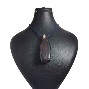 木与树脂项链 手工艺术 大胆风格 Fariba