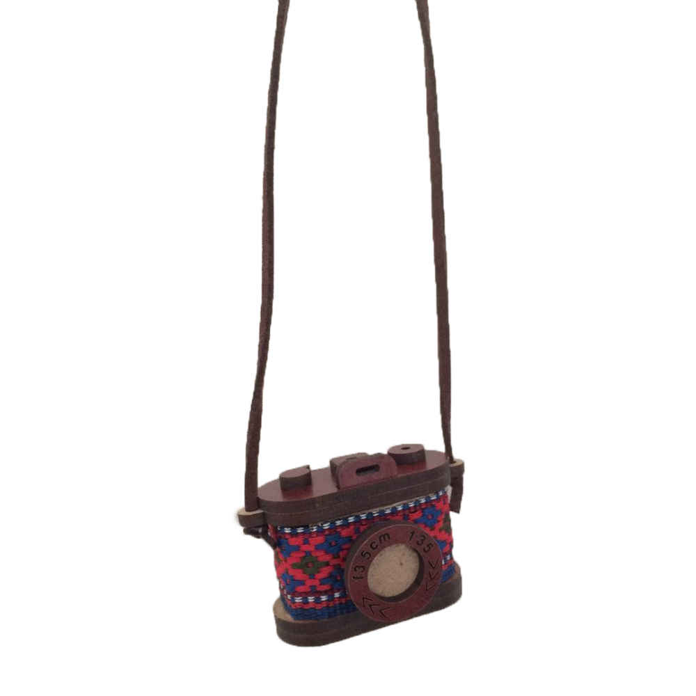 木质项链 艺术款 Camera