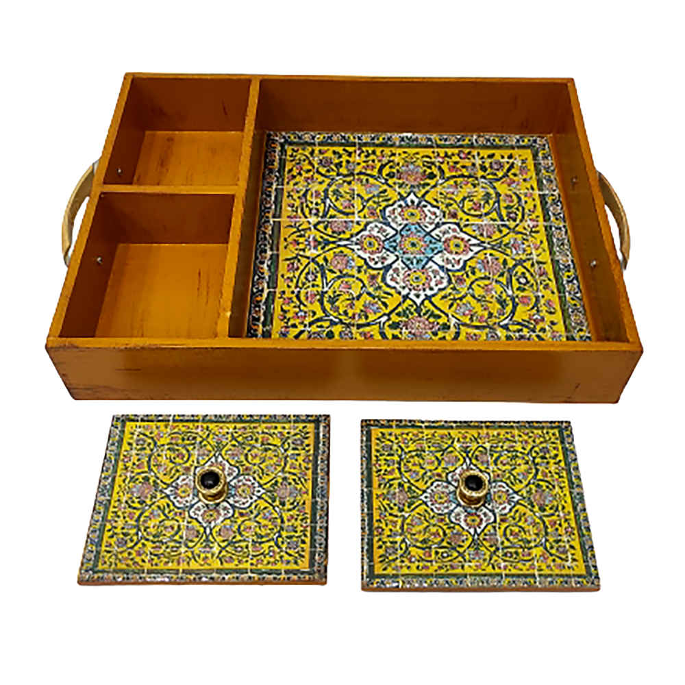 波斯木质托盘——Darya | 适合茶或轻餐