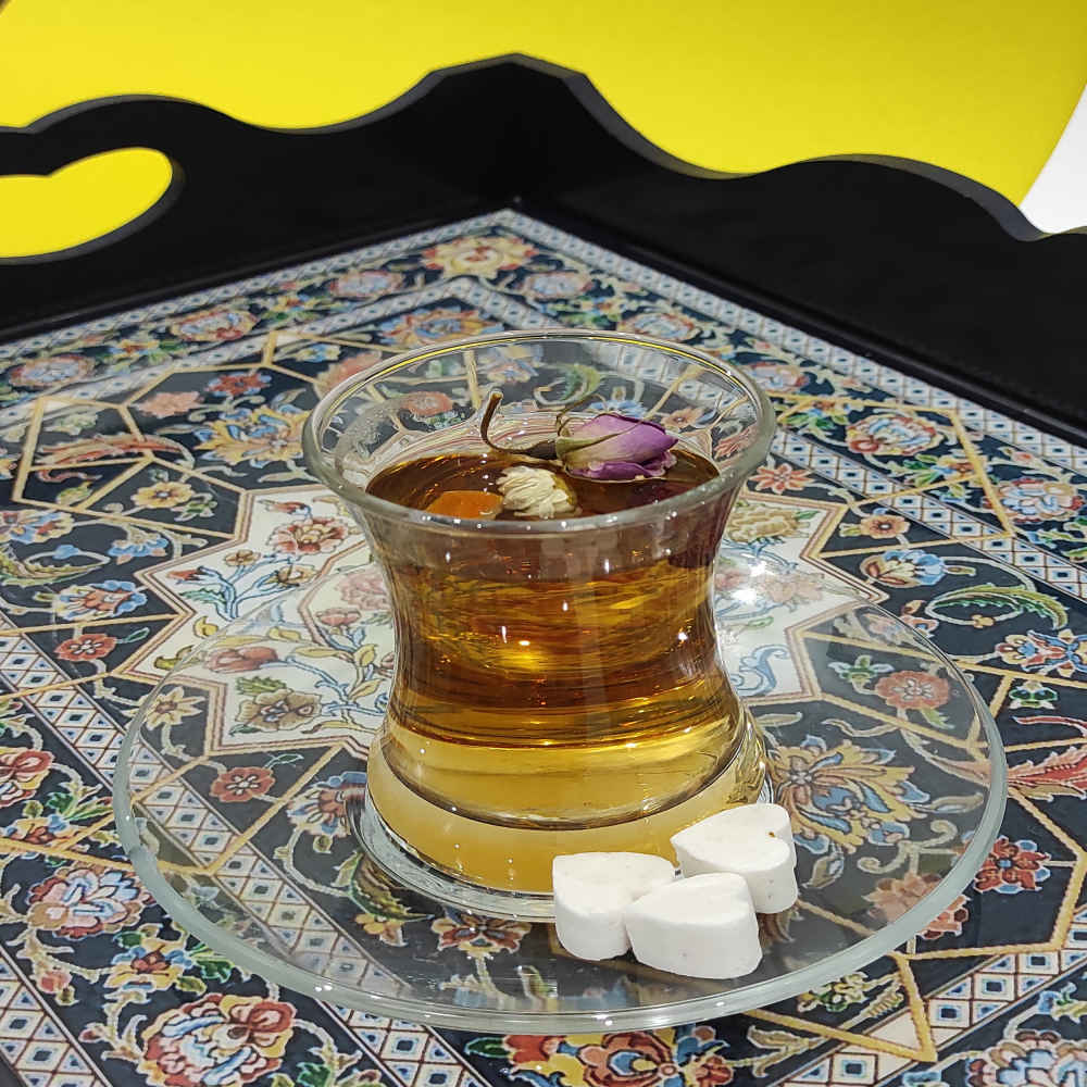 Farsh 木质茶盘——波斯纹饰，优雅实用