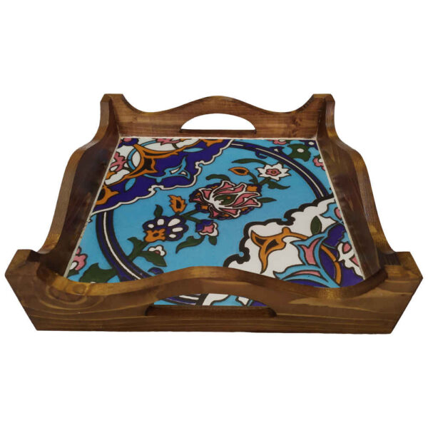 Yara 茶盘——波斯木质风格，适合茶、咖啡及更多