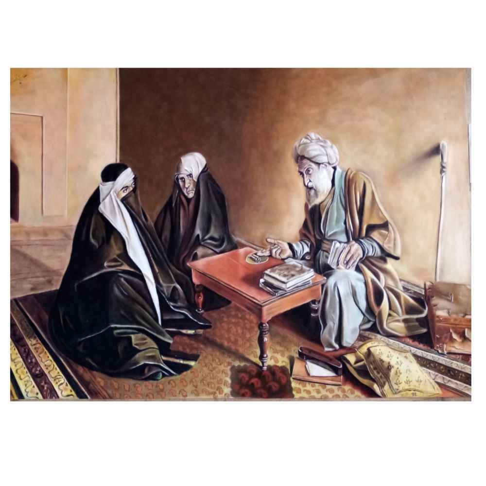 Main image of 原作写实素描 – 粉彩纸板画，《预言者》