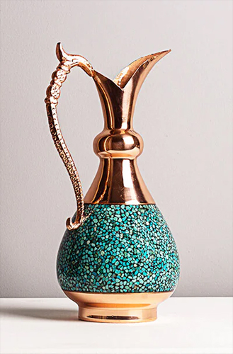 选购绿松石镶嵌工艺品