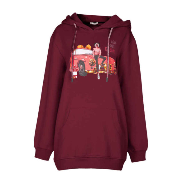 女士棉质连帽衫 51604款