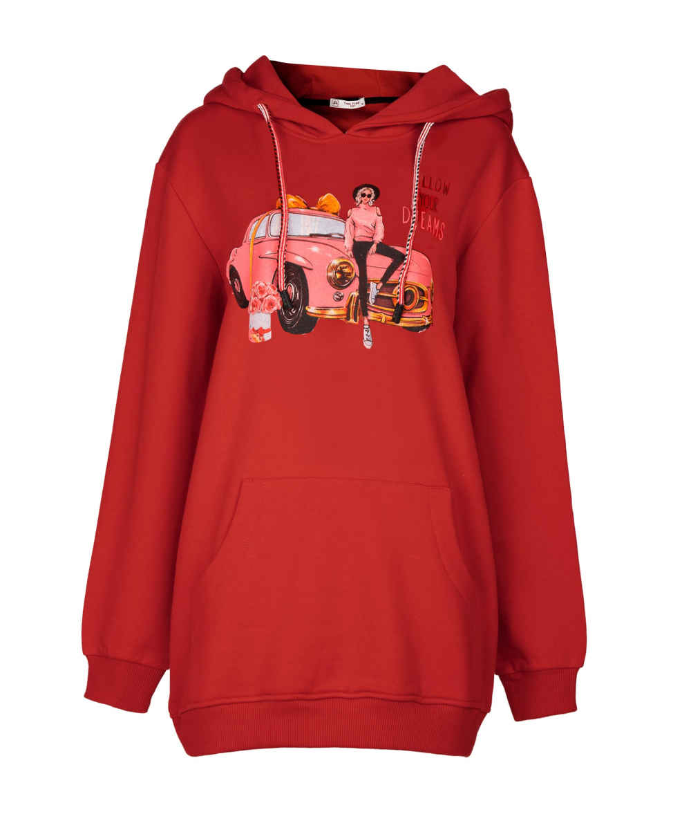 女士棉质连帽衫 51604款