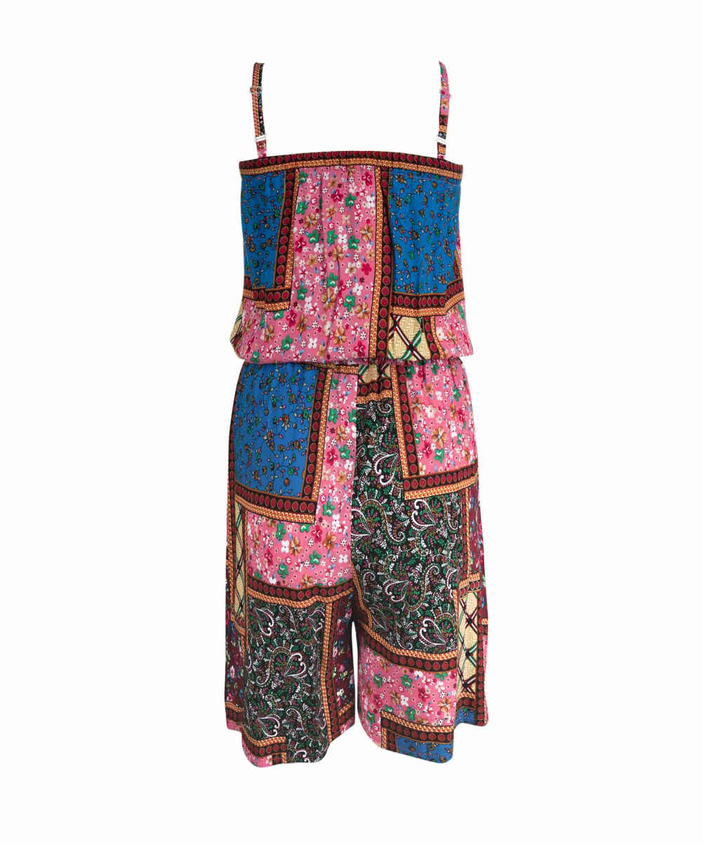 女式花卉度假连体裤 短裤 Nazanin 款