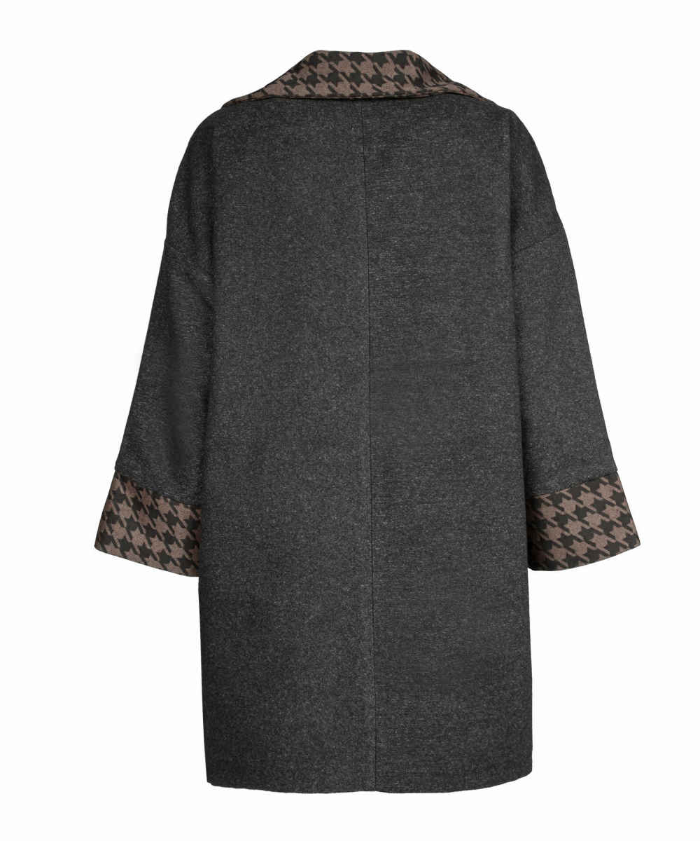 女式时尚双排扣羊毛外套 – 54726