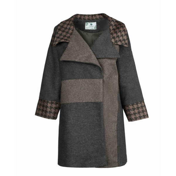 女式时尚双排扣羊毛外套 – 54726