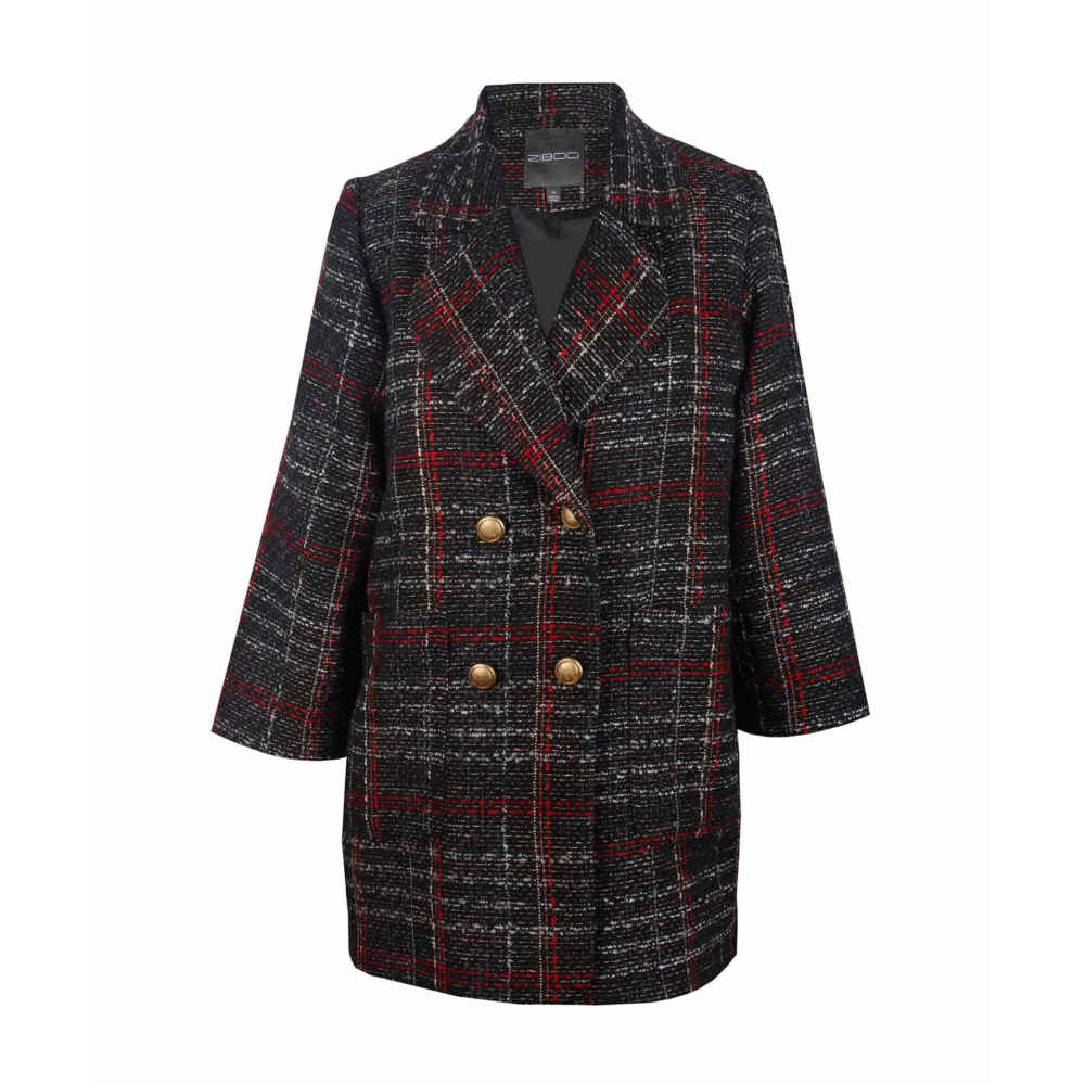 Main image of 女式时尚双排扣外套 – 时尚多功能