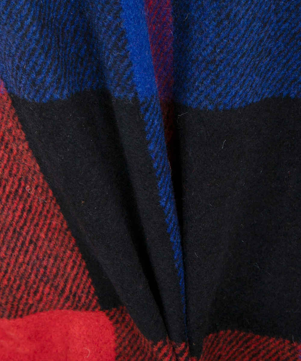 女式双排扣棉质外套，带侧带 – 现代时尚