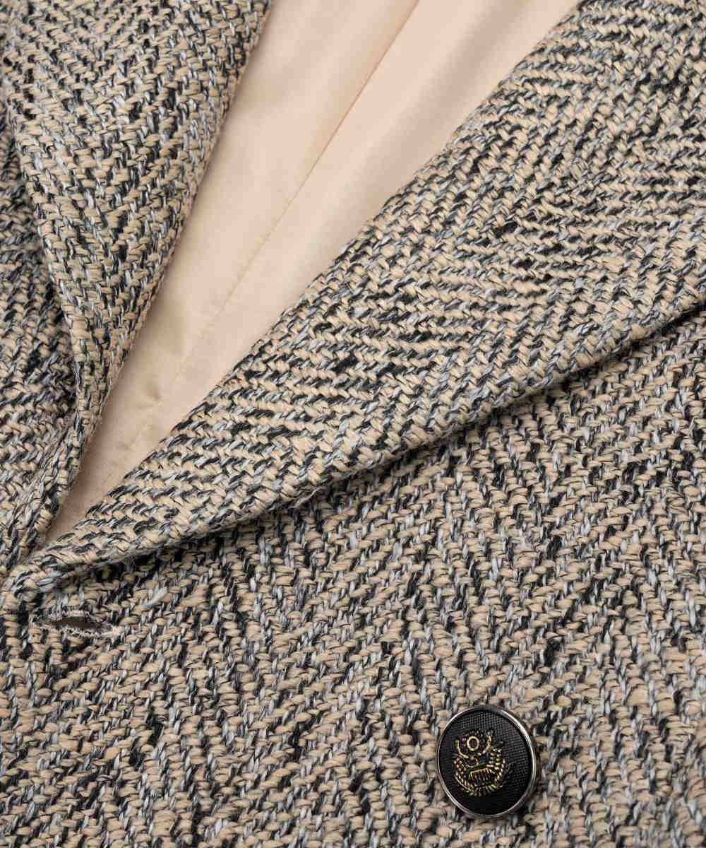 女式冬季双排扣棉质外套 – 舒适经典