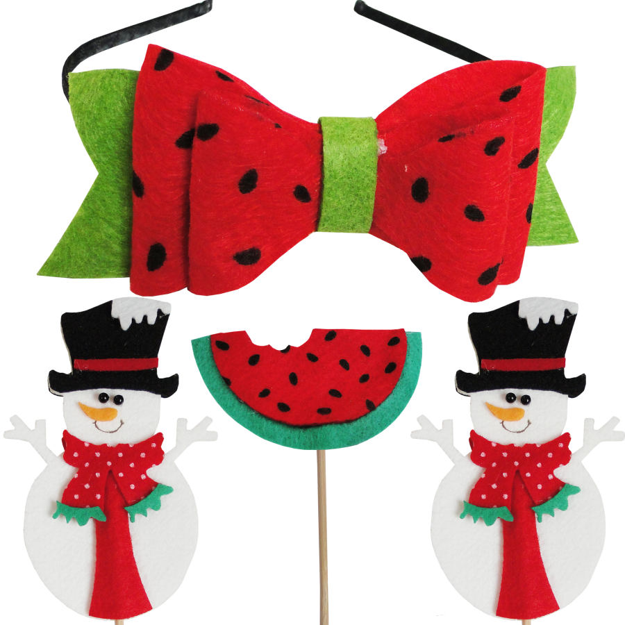 Main image of 红色耶尔达蛋糕装饰系列 G2001