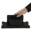Thumbnail 2: 黑色皮革办公桌面收纳配件 – 10件套