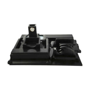 黑色皮革办公桌面收纳配件 – 10件套