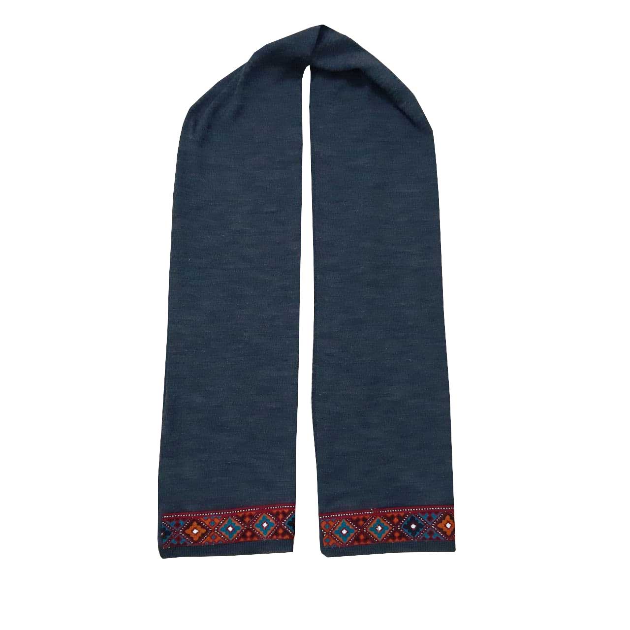 Main image of 巴洛奇刺绣女士披肩 藏青色款