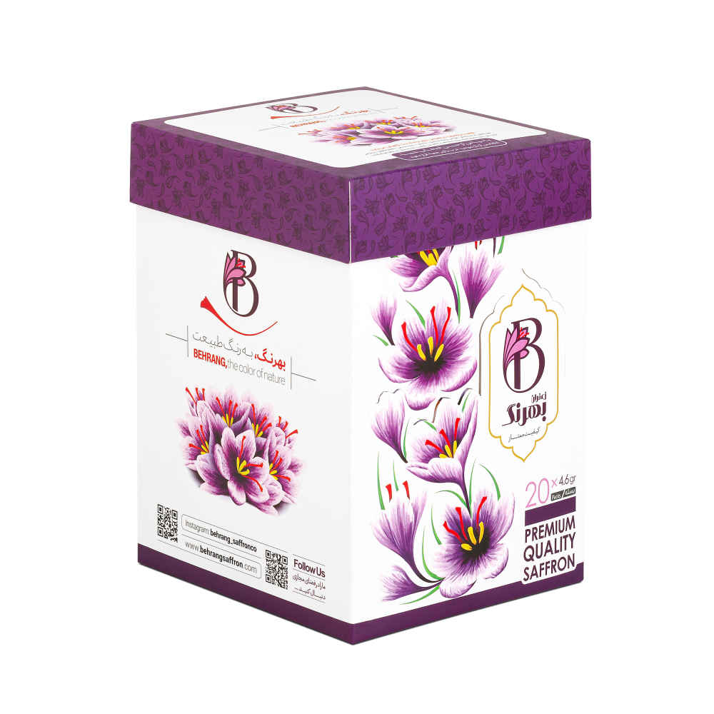 Main image of Behrang 顶级藏红花 – 正宗伊朗产 – 4.608克（20份装）