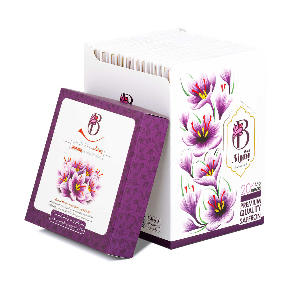 Behrang 顶级藏红花 – 正宗伊朗产 – 4.608克(20份装)