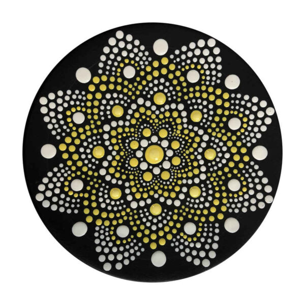 装饰陶瓷盘 手绘点绘艺术 星星