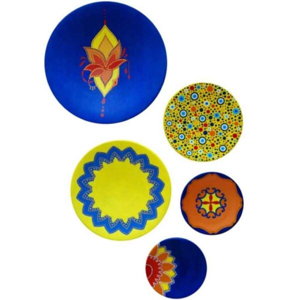 装饰陶瓷盘——手绘点绘艺术“齐娜”款