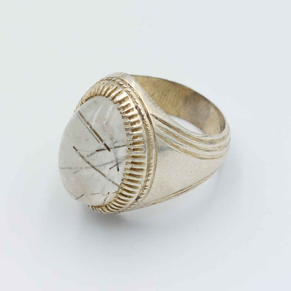 Main image of 男士波斯 Dur-e Najaf 银戒指 优雅款 Ahad