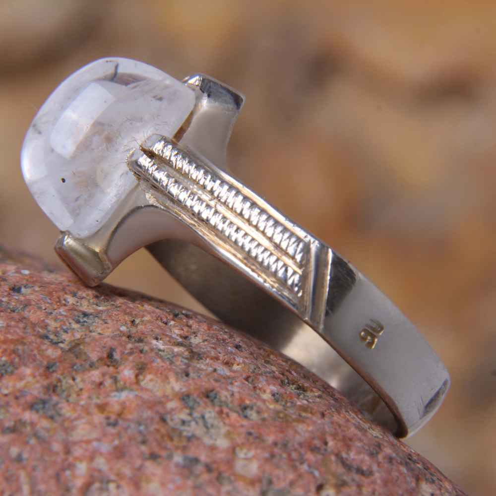 男士波斯 Dur-e Najaf 银戒指 优雅款 Bahman